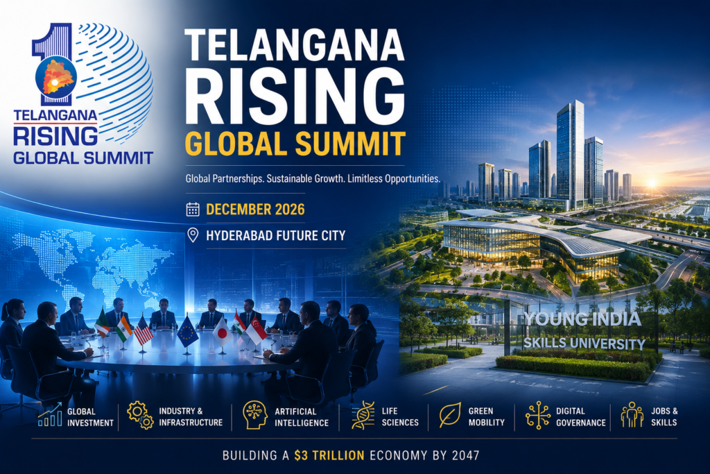 Telangana Rising Global Summit 2026 Bharat Future City Hyderabad PCC Realty