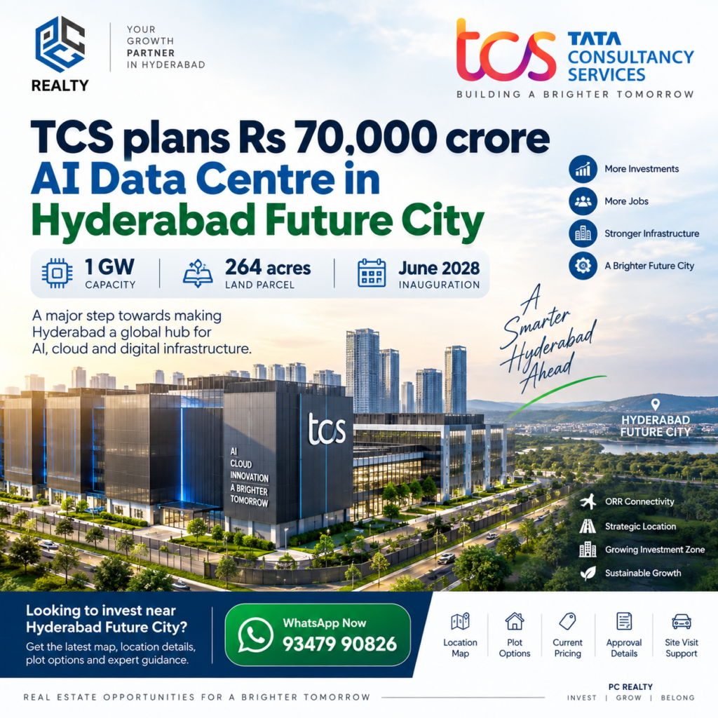 tcs-ai-data-centre-hyderabad-futrue-city-pcc-realty